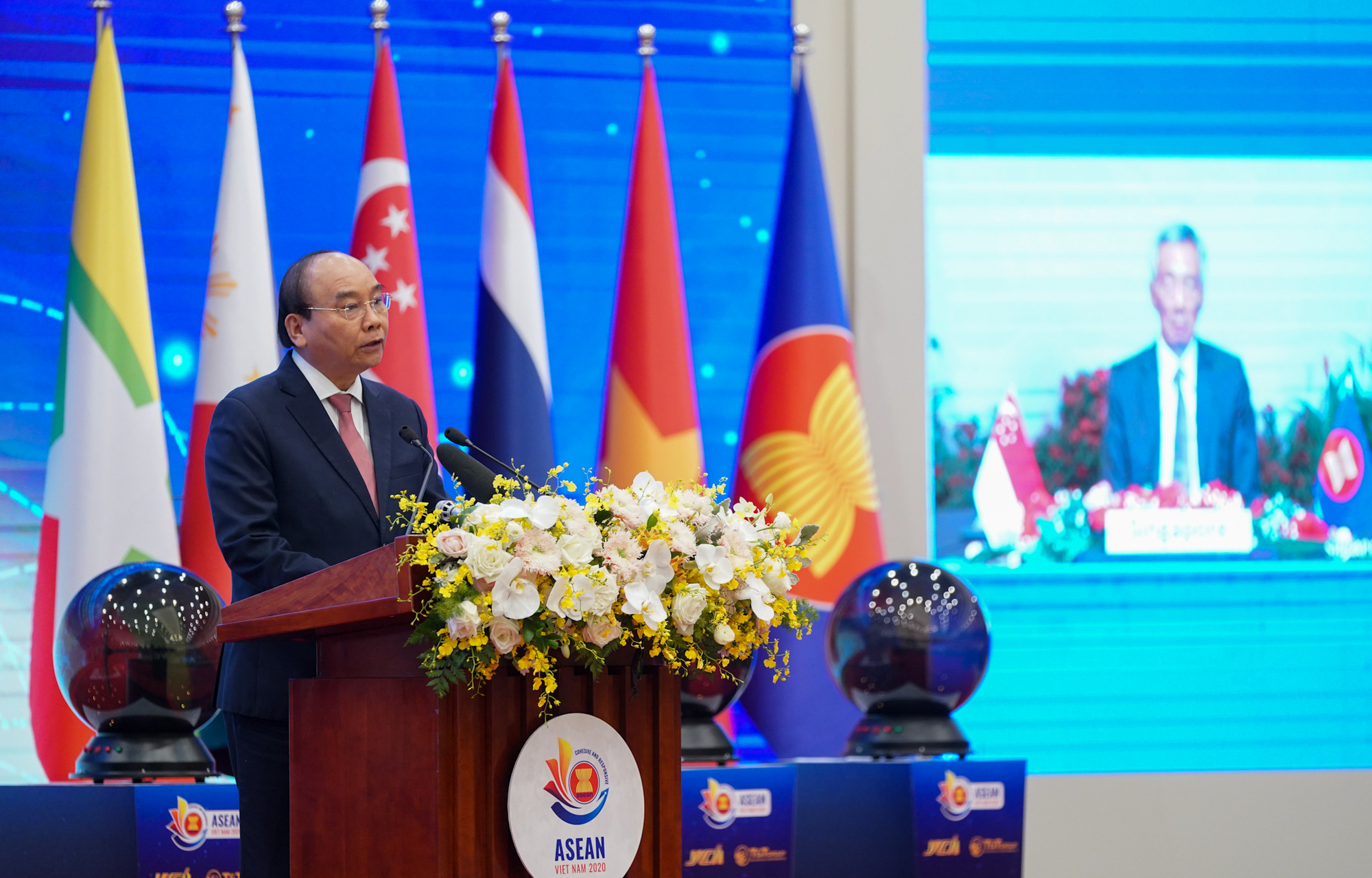 Thủ tướng Nguyễn Xuân Phúc phát biểu tại sự kiện. - Ảnh: VGP