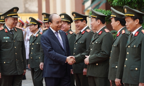 Kiểm tra công tác của lực lượng cảnh vệ, Thủ tướng đề cập vụ Đồng Tâm