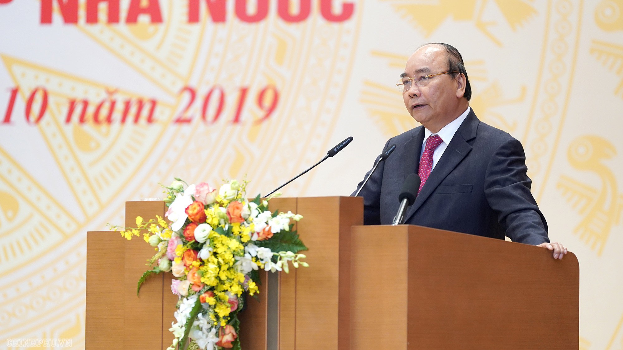 Thủ tướng Nguyễn Xuân Phúc phát biểu tại hội nghị - Ảnh: VGP 