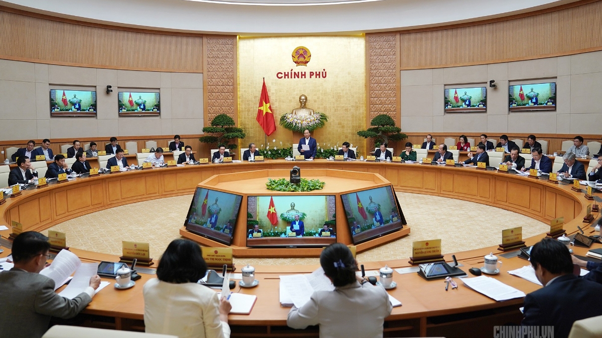 Thủ tướng Nguyễn Xuân Phúc chủ trì phiên họp thường kỳ tháng 3 của Chính phủ, sáng 2/4.