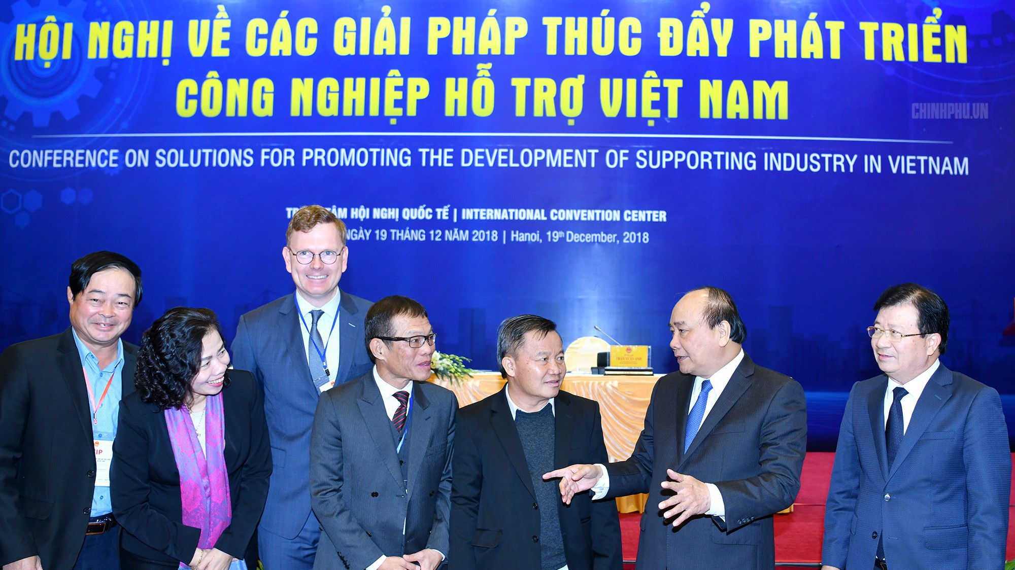 Tại hội nghị, Thủ tướng đã nêu một số giải pháp lớn nhằm thúc đẩy ngành công nghiệp hỗ trợ phát triển.
