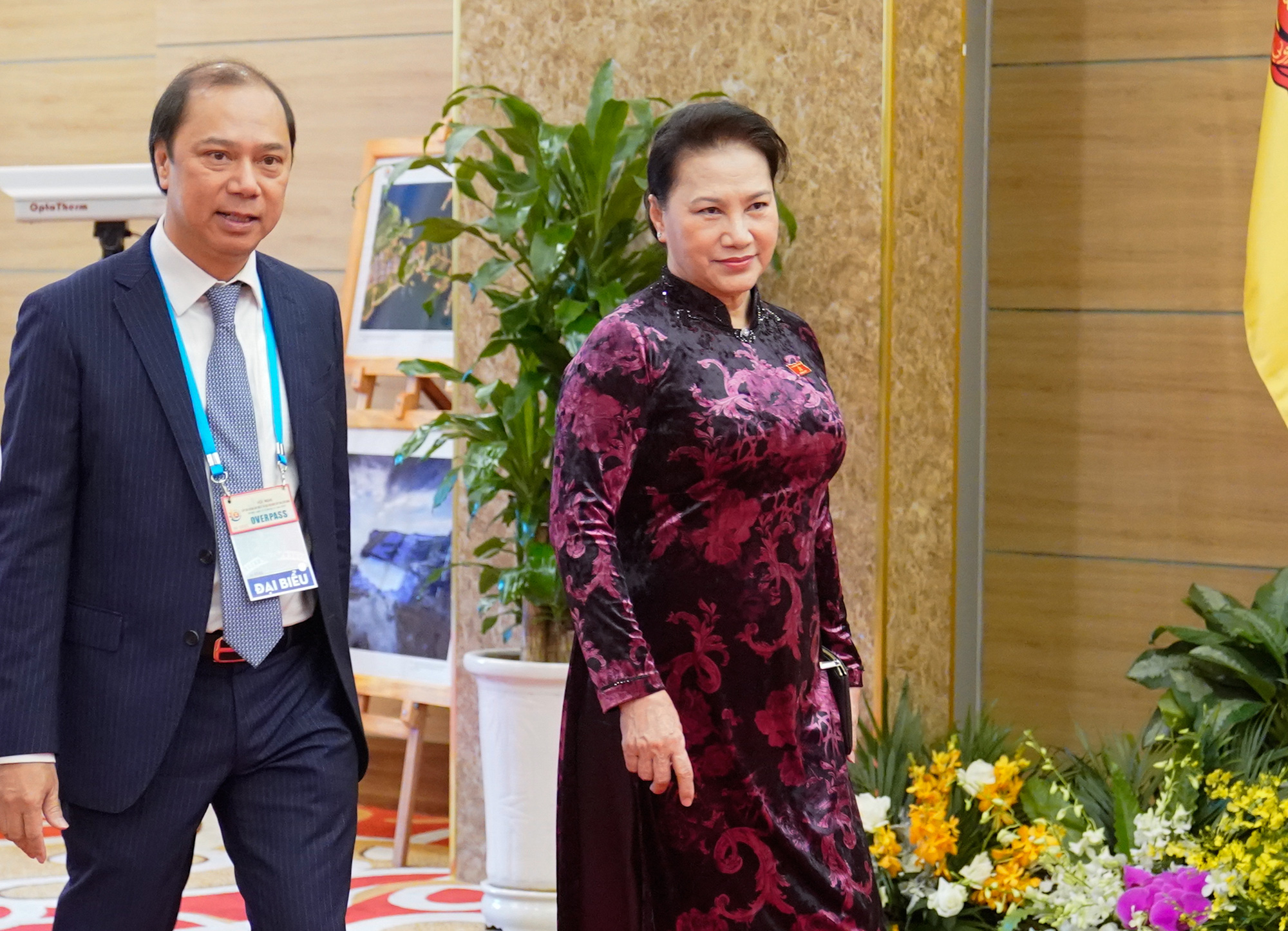 Chủ tịch Quốc hội Nguyễn Thị Kim Ngân dự lễ khai mạc ASEAN 37 sáng 12/11 - Ảnh: VGP