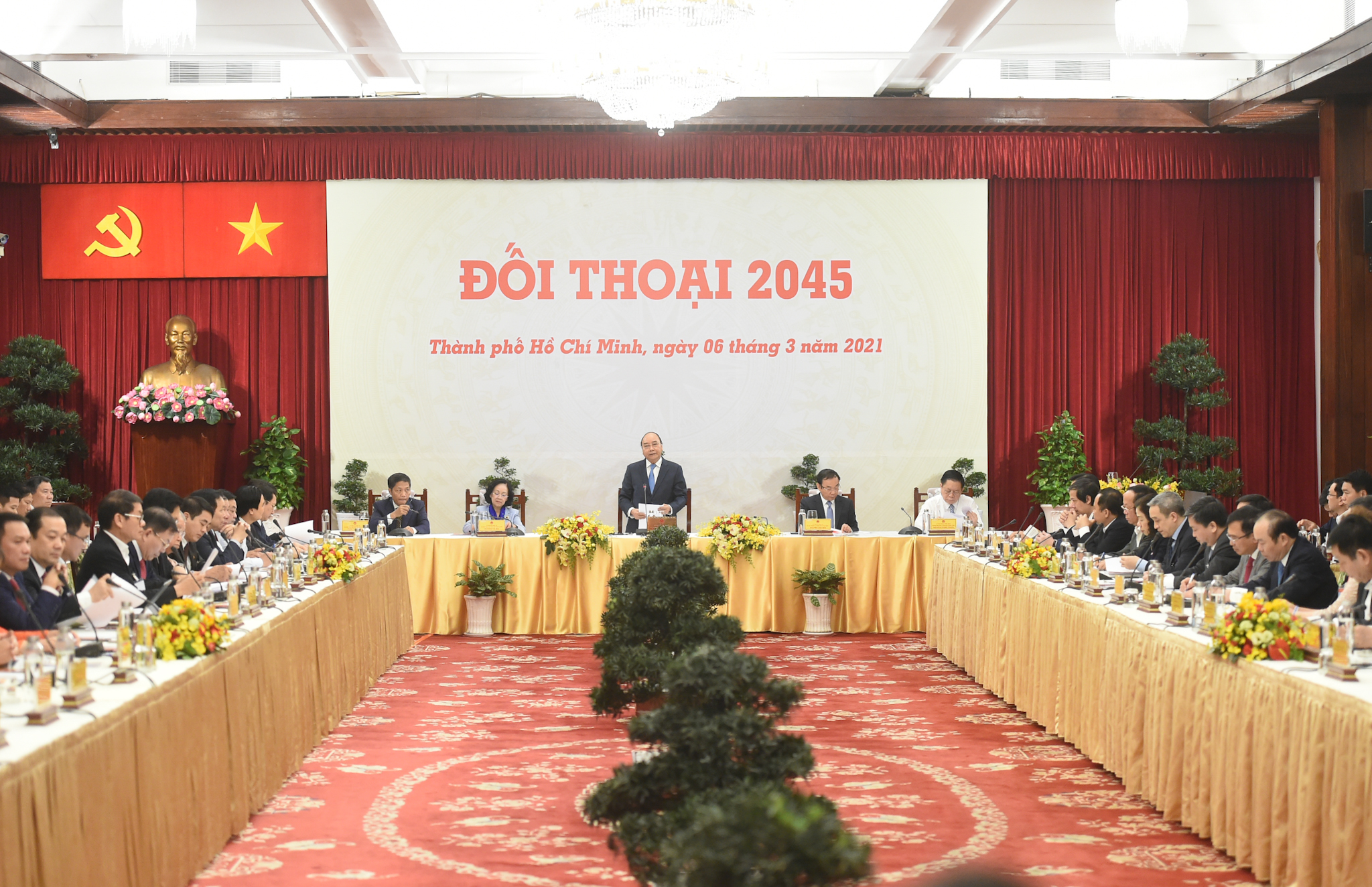 Hội nghị Đối thoại 2045 được tổ chức tại Tp.HCM ngày 6/3 - Ảnh: VGP/Quang Hiếu