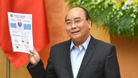 Thủ tướng cho biết, trong năm 2018, chất lượng, mô hình tăng trưởng có chuyển biến tích cực. Tốc độ tăng trưởng GDP cao gấp đôi so với lạm phát.