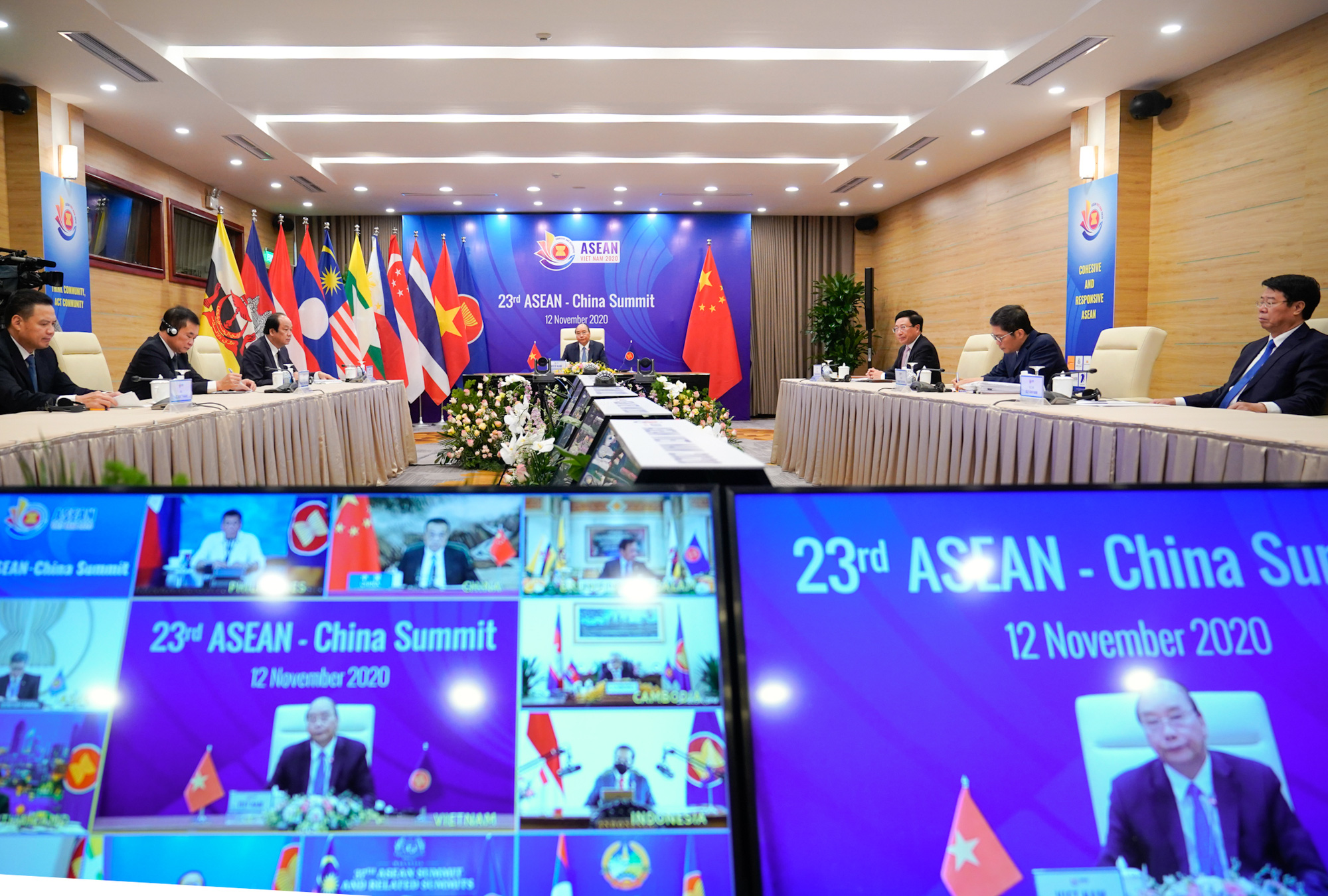 Hội nghị Cấp cao ASEAN - Trung Quốc - Ảnh: VGP