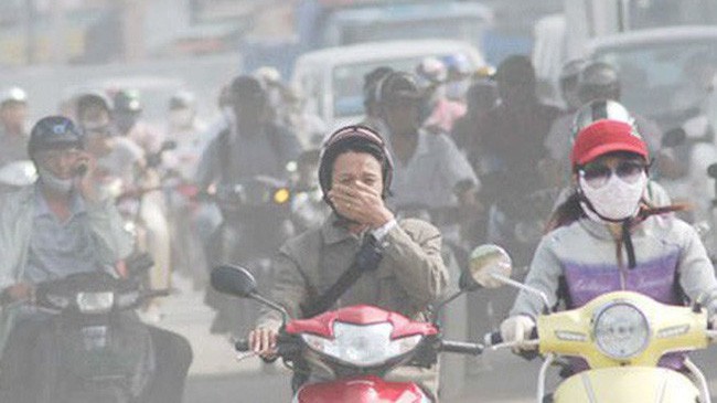 Chất lượng không khí tại Hà Nội thời gian gần đây đang ở mức thấp. Ảnh minh họa. 