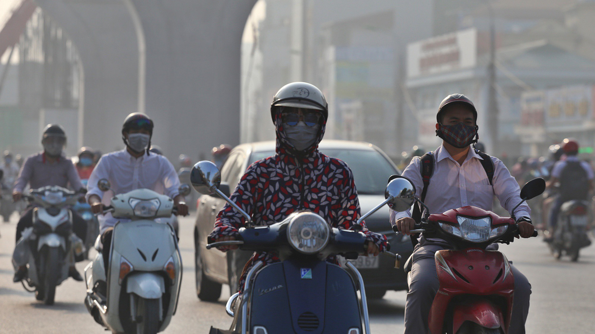 Chất lượng không khí tại Hà Nội những ngày tới có thể tiếp tục diễn biến xấu. Ảnh minh họa. 