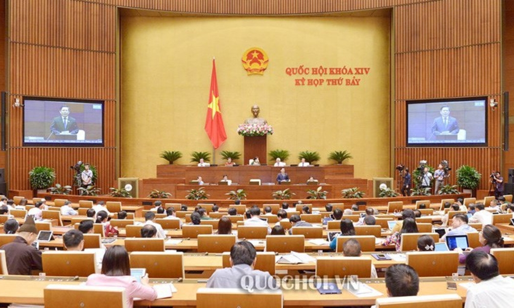 Toàn cảnh phiên chất vấn Bộ trưởng Bộ Giao thông vận tải Nguyễn Văn Thể.