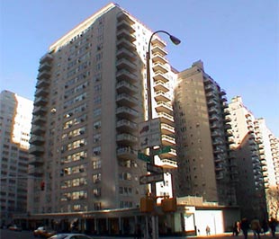 Một khu căn hộ ở Manhattan, New York, Mỹ.