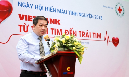 Hàng trăm nhân viên VietBank tham gia ngày hội Hiến máu tình nguyện 2018