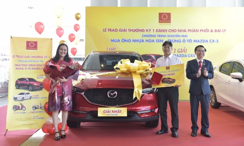 Tập đoàn Hoa Sen tổ chức trao thưởng cho các nhà phân phối, đại lý