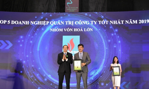 DPM được vinh danh doanh nghiệp quản trị công ty tốt nhất năm 2019