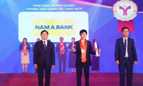 Nam A Bank 5 năm liên tiếp là “Thương hiệu mạnh Việt Nam”