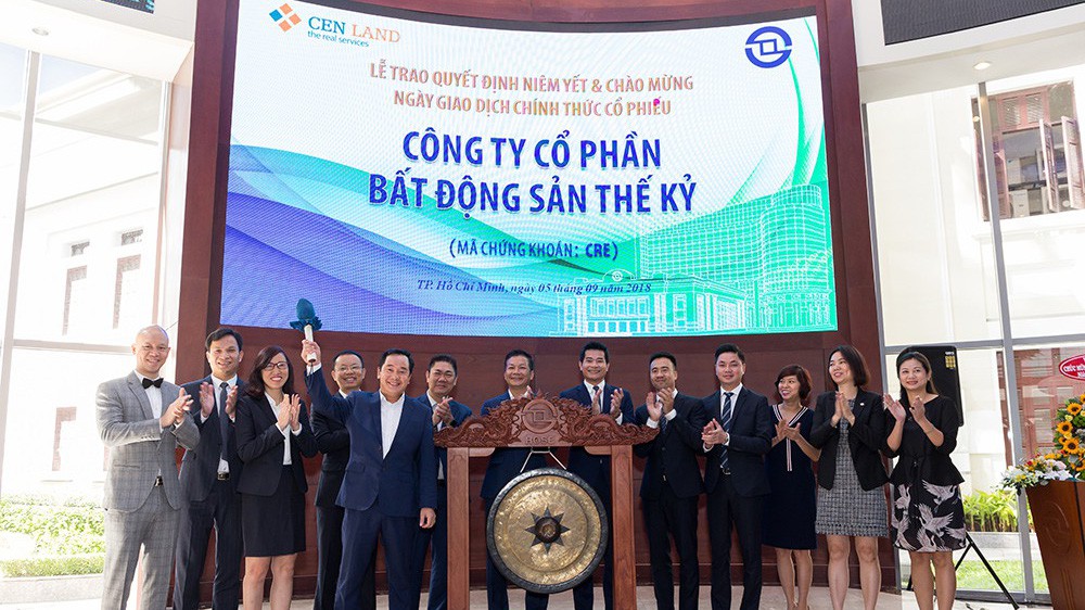 Cenland là thành viên thứ 457 niêm yết cổ phiếu tại HOSE.