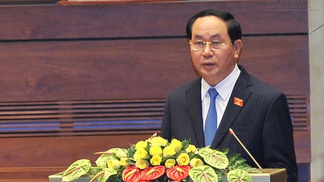 Chủ tịch nước Trần Đại Quang.