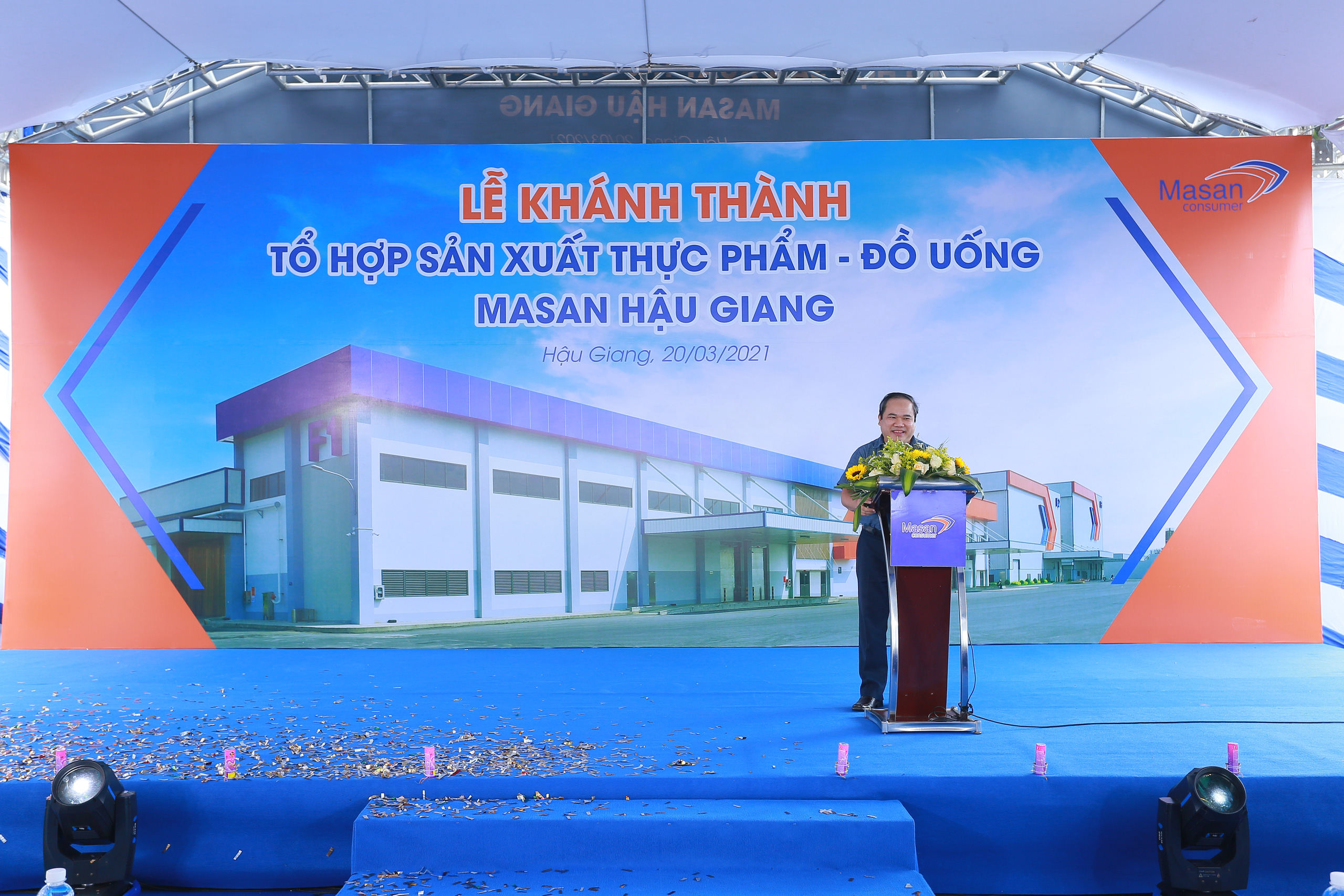 Ông Trương Công Thắng - Tổng giám đốc Masan Consumer phát biểu tại buổi lễ.