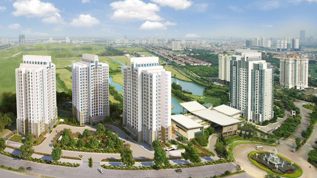 Một góc khu đô thị Ciprtra, Hà Nội.