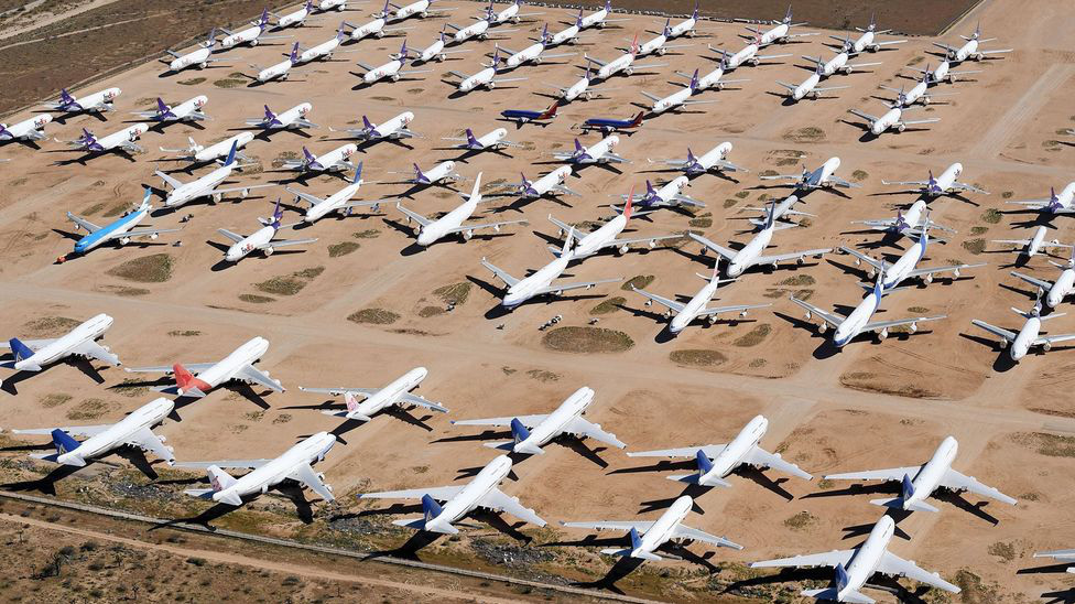 Ngành hàng không toàn cầu chạm đáy vì đại dịch Covid-19 - Ảnh: Getty Images