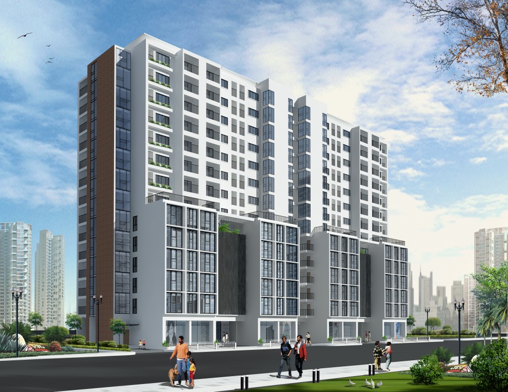 Phối cảnh dự án Spring Home.<br>