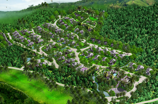 Phối cảnh toàn khu Tophill Villas.