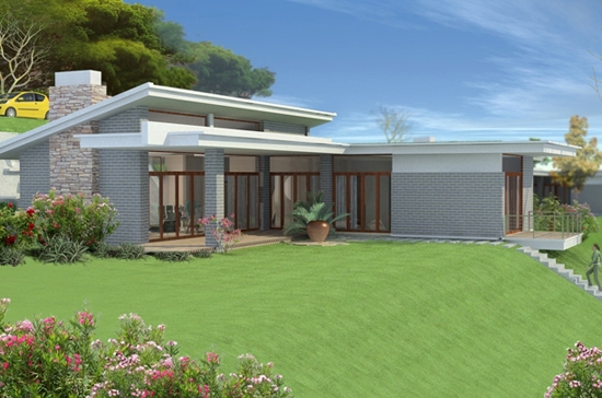 Phối cảnh biệt thự mẫu Đồng Chanh.