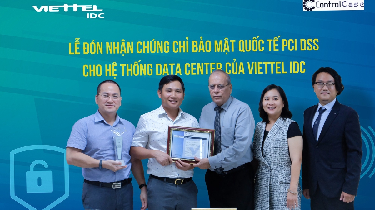 Chứng chỉ được trao bởi tổ chức đánh giá quốc tế uy tín và độc lập Control Case, có giá trị với 4 trung tâm dữ liệu của Viettel IDC.