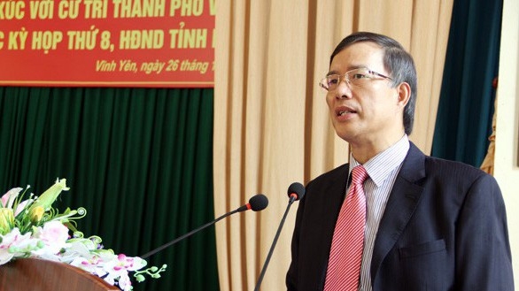 Nguyên Bí thư Tỉnh ủy Vĩnh Phúc Phạm Văn Vọng.