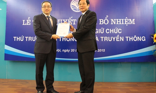 Bộ Thông tin và Truyền thông có tân Thứ trưởng