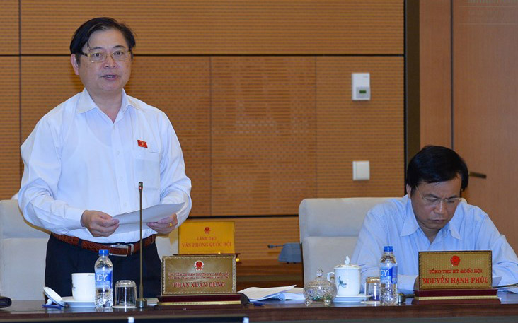 Chủ nhiệm Ủy ban Khoa học - Công nghệ và Môi trường, ông Phan Xuân Dũng.<br>