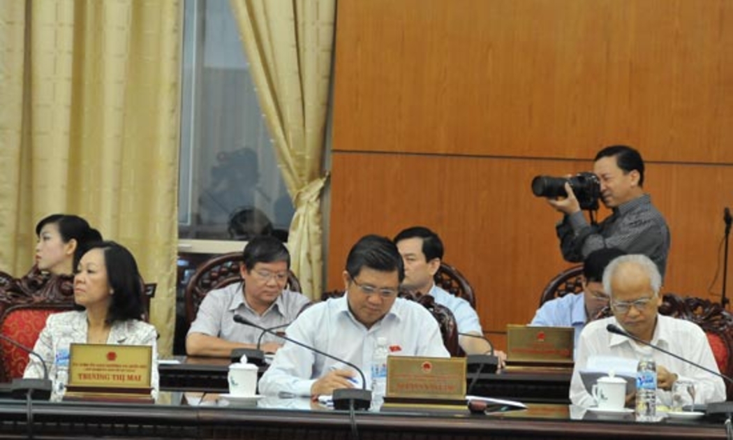 Một phiên họp của Ủy ban Thường vụ Quốc hội - Ảnh: M.Đ