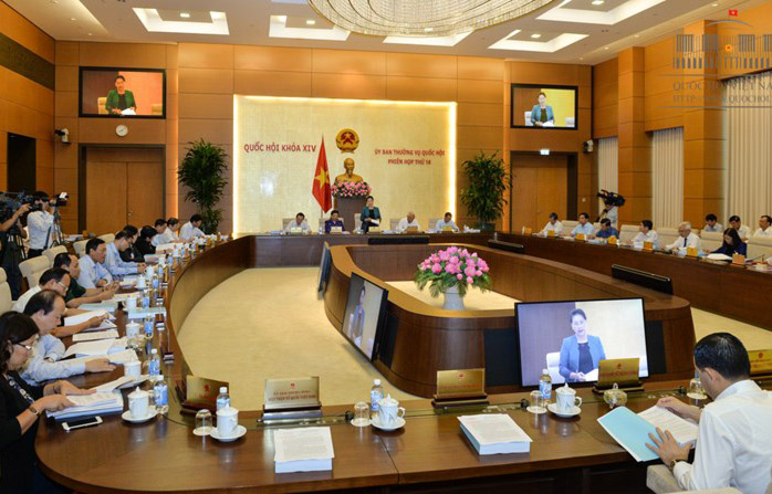 Phiên họp thứ 14 của Uỷ ban Thường vụ Quốc hội.