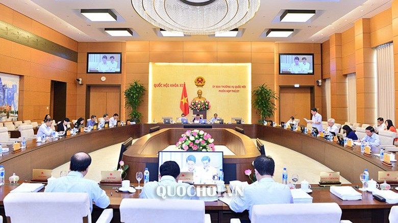 Một phiên họp của Uỷ ban Thường vụ Quốc hội.