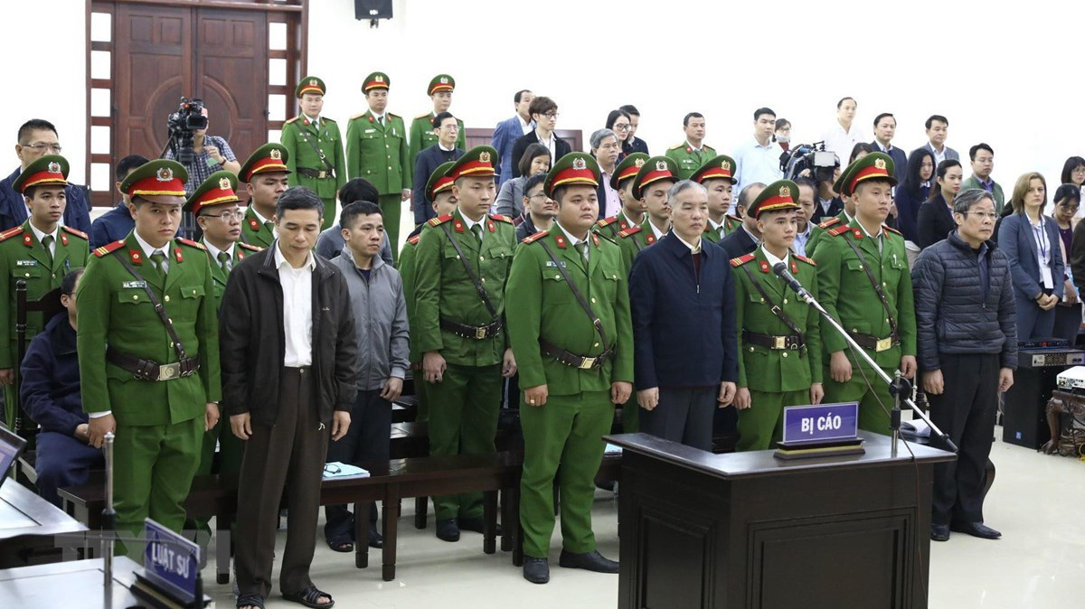 TTXVN là cơ quan báo chí được vào trong phiên toà. Ảnh: Văn Điệp/TTXVN