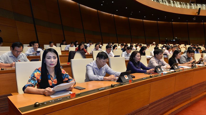 Một phiên họp toàn thể của Quốc hội - Ảnh: Quang Phúc 