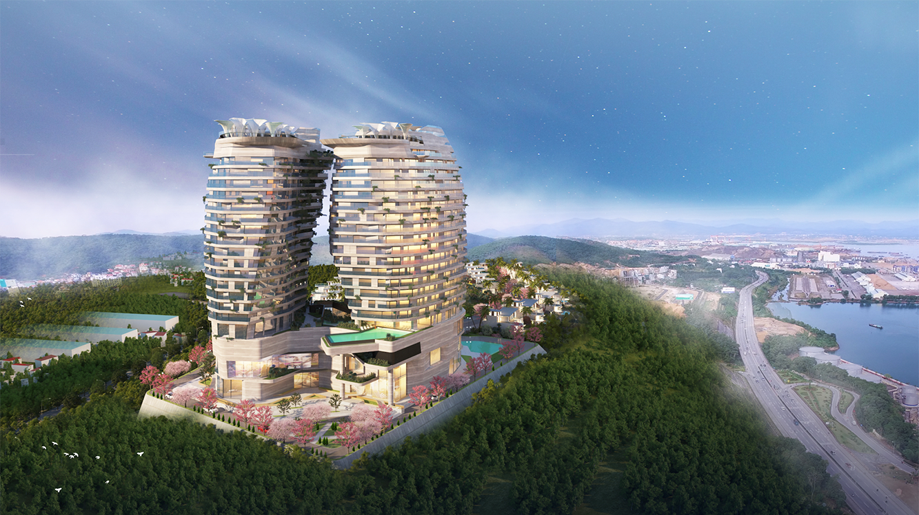 Phối cảnh dự án dự án Phoenix Legend Ha Long Bay Villas and Hotel.