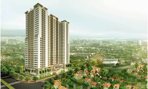 Phối cảnh tổng thể dự án Parkview Hoàng Mai.