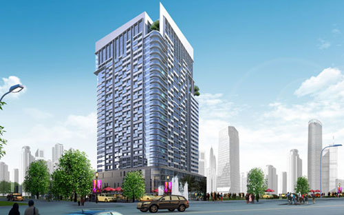 Phối cảnh dự án SkyView Trần Thái Tông.<br>