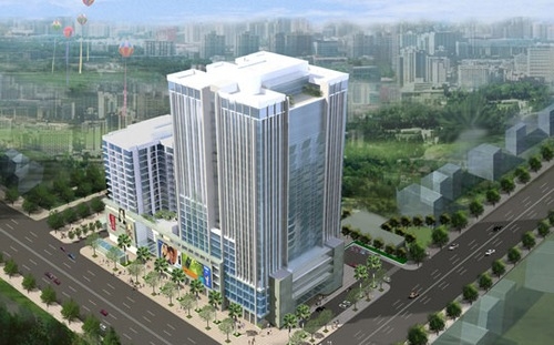 Phối cảnh dự án trung tâm thương mại, căn hộ Chợ Mơ.<br>