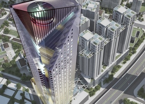 Phối cảnh dự án tháp&nbsp; doanh nhân.<br>