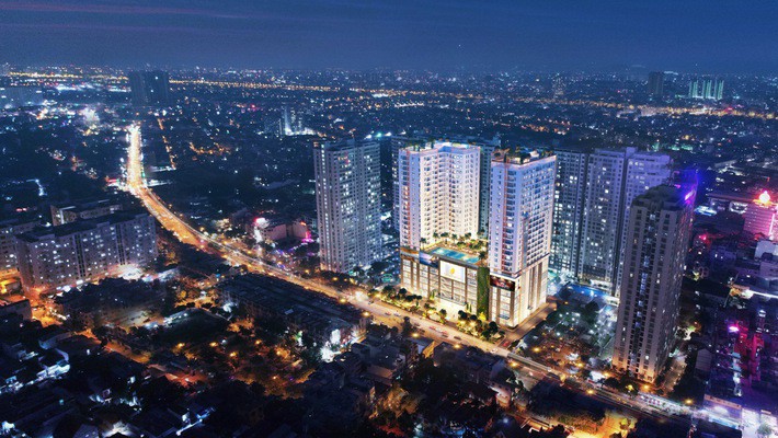 Quốc Cường Gia Lai cất nóc dự án có trung tâm thương mại 40.000 m2 - Ảnh 1.