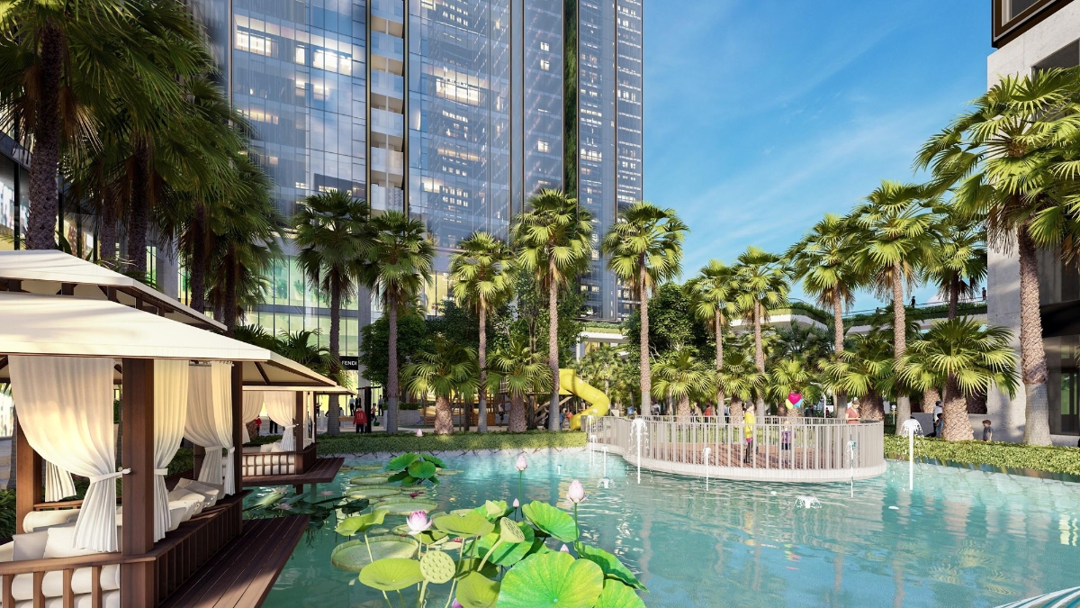 Sunshine Group triển khai tổ hợp resort trên ốc đảo, giữa hồ nhân tạo lớn bậc nhất Sài Gòn - Ảnh 1.