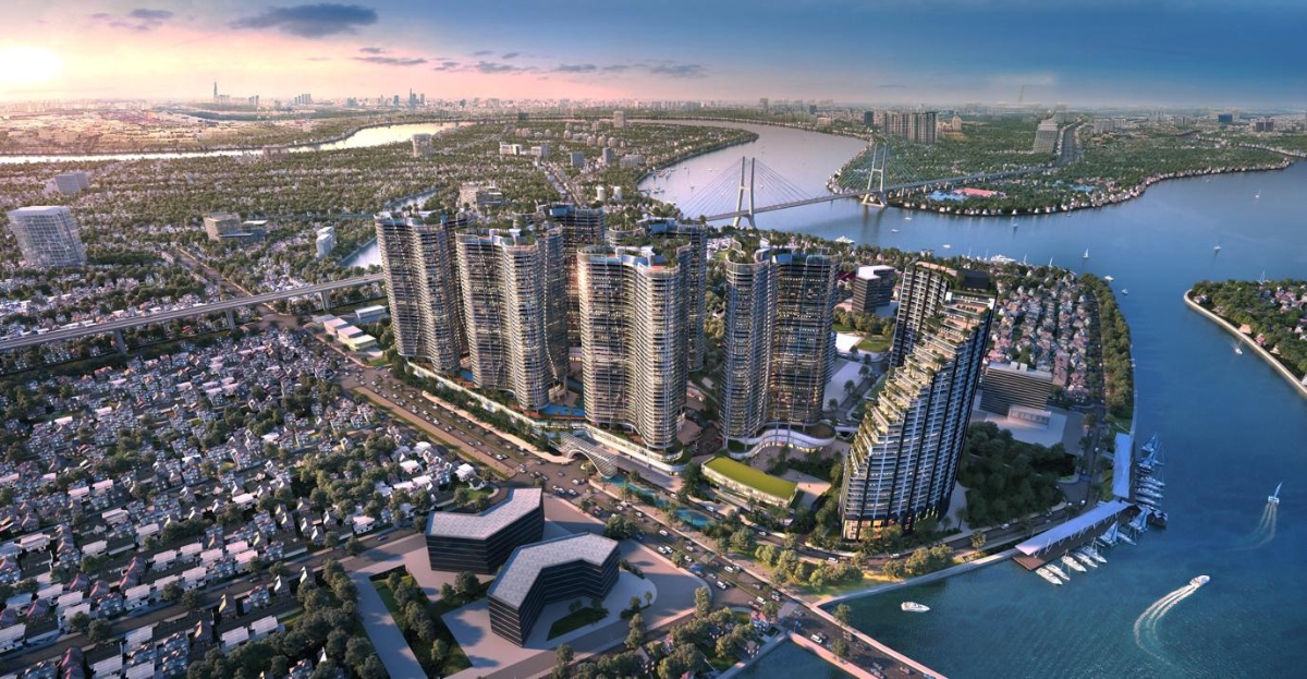 Triển khai cầu Thủ Thiêm 4, mở rộng đường Đào Trí, bất động sản khu Nam sôi động - Ảnh 1.