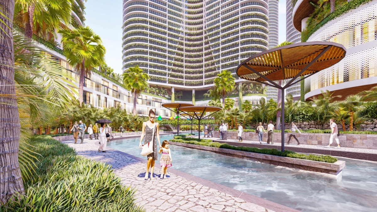 Tổ hợp resort bao quanh bởi cây xanh, mặt nước sắp được triển khai tại Sài Gòn - Ảnh 2.