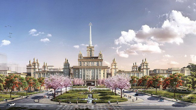 Phối cảnh thiết kế Trường đại học VinUni của Vingroup.