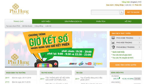 Công ty cổ phần Chứng khoán Phú Hưng (PHS) 