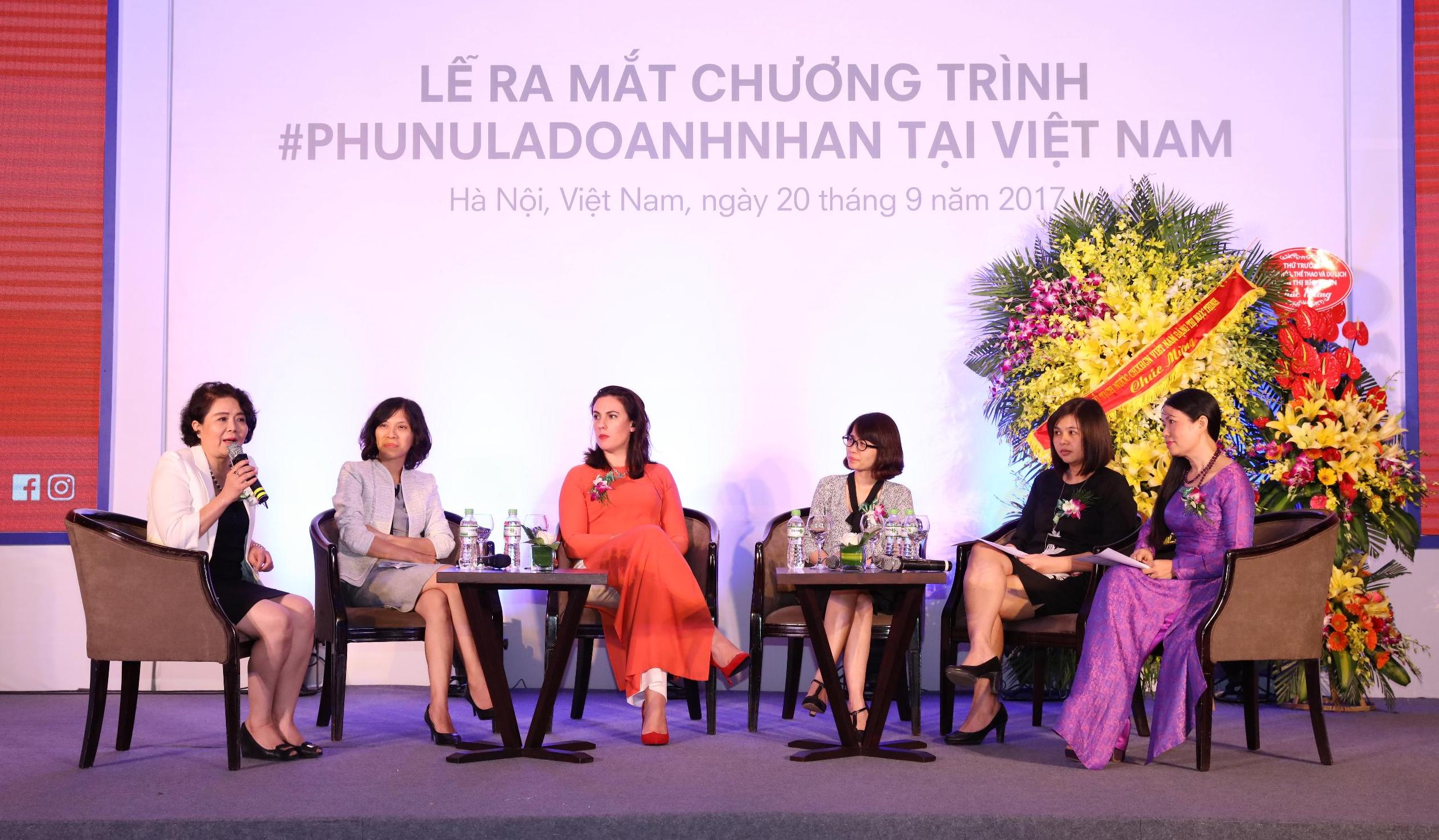 Lễ ra mắt chương trình phụ nữ là doanh nhân sáng 20/9.