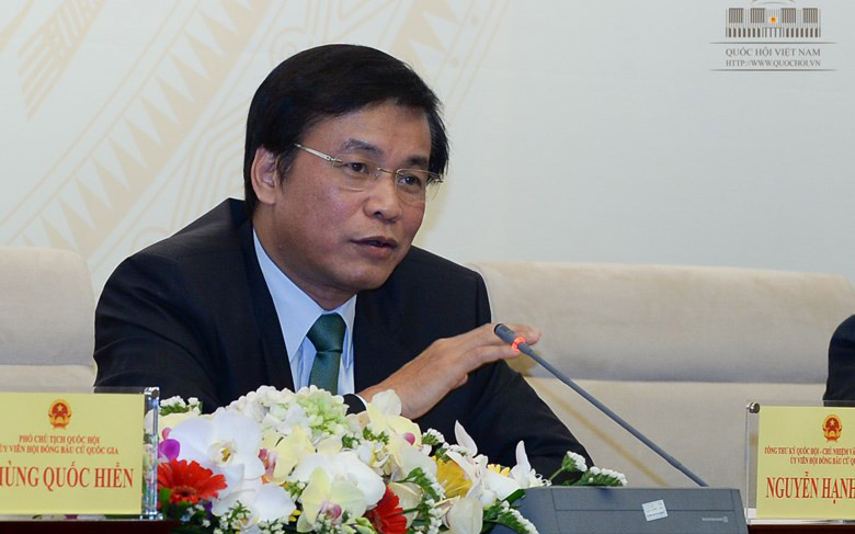 Tổng thư ký Quốc hội Nguyễn Hạnh Phúc.