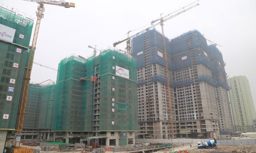 Chính thức cất nóc khu Ruby, dự án Goldmark City