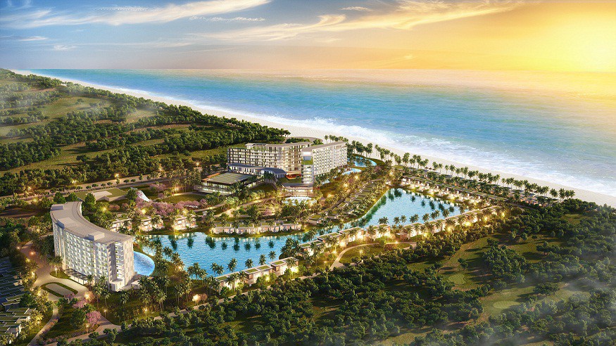 Phối cảnh dư án Mövenpick Resort Waverly Phú Quốc - Một trong những dự án đang được giới đầu tư quan tâm.