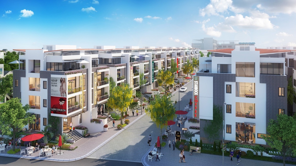 Phối cảnh biệt thự thương mại Imperia Garden.